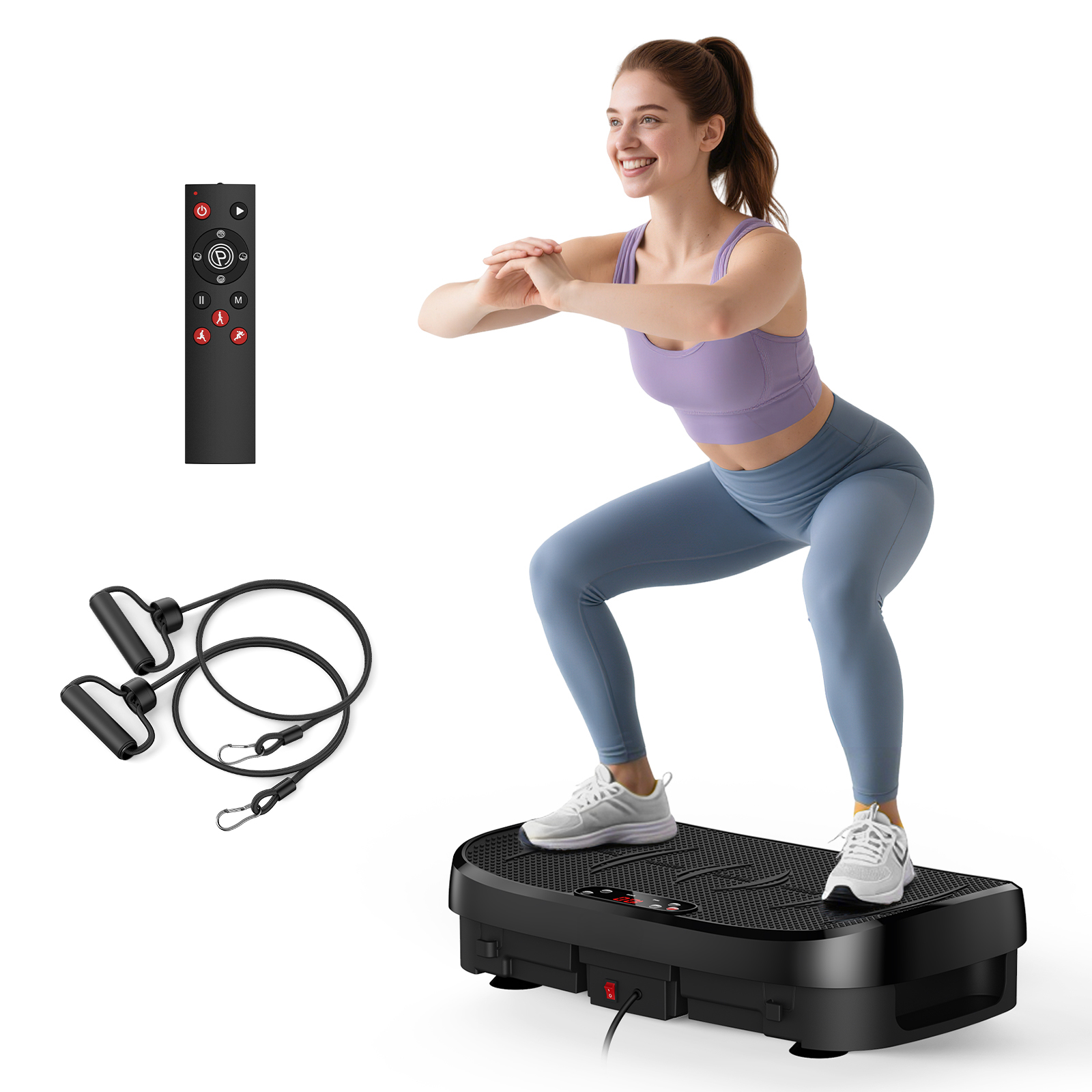 Home Gym Tools - Plataforma Vibratoria para Quemar Grasa, Plataforma