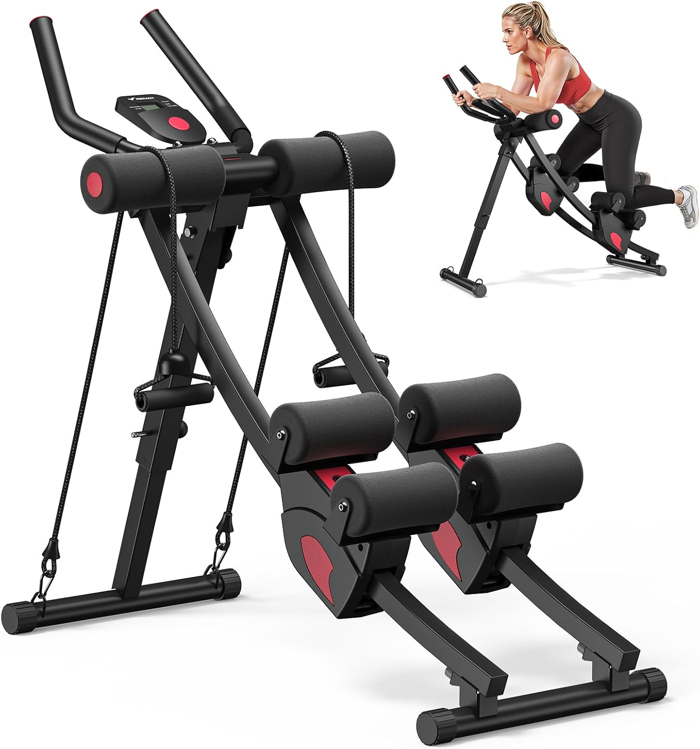 Home Gym Trainer - Gimnasio en Casa, Acero Resistente, Negro,