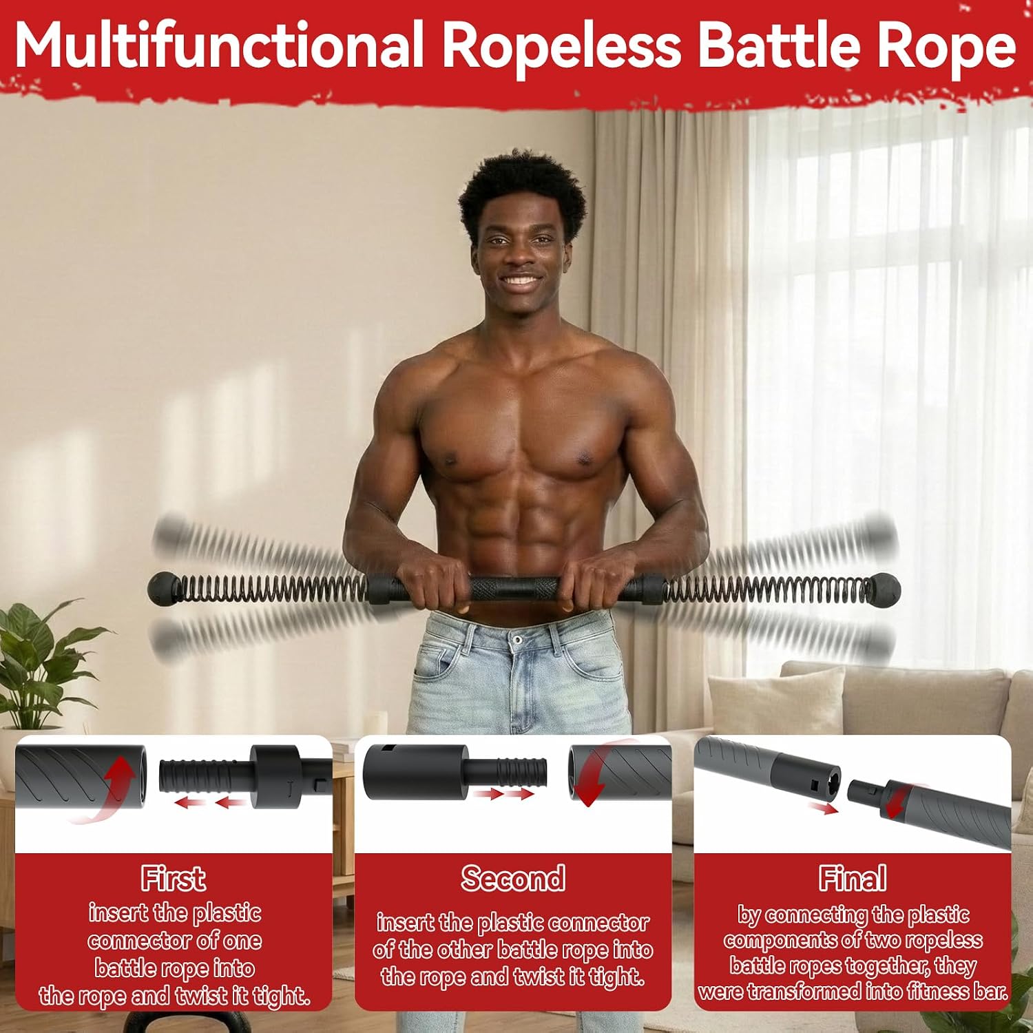 Home Gym Trainer - Barra de torsión inalámbrica 2 en