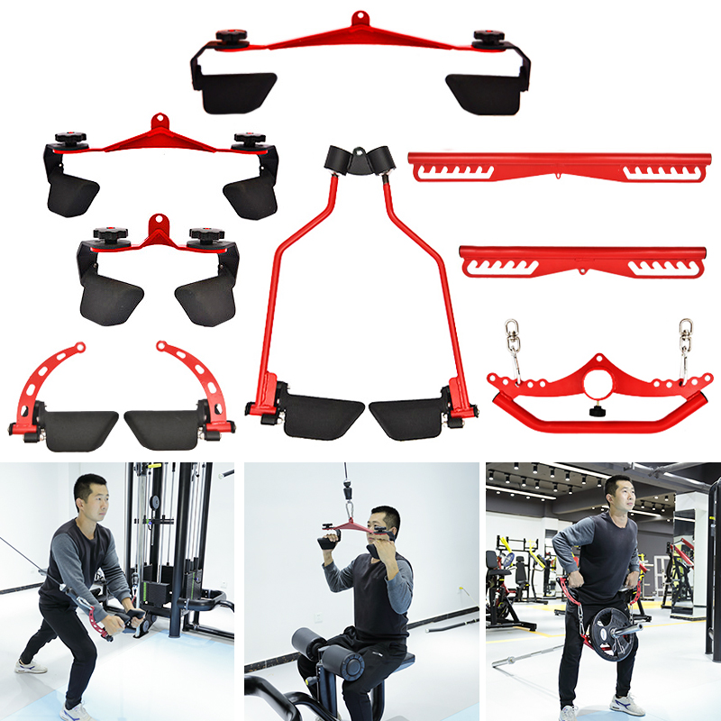 Home Gym Cable - Barra de tracción ajustable para Fitness,