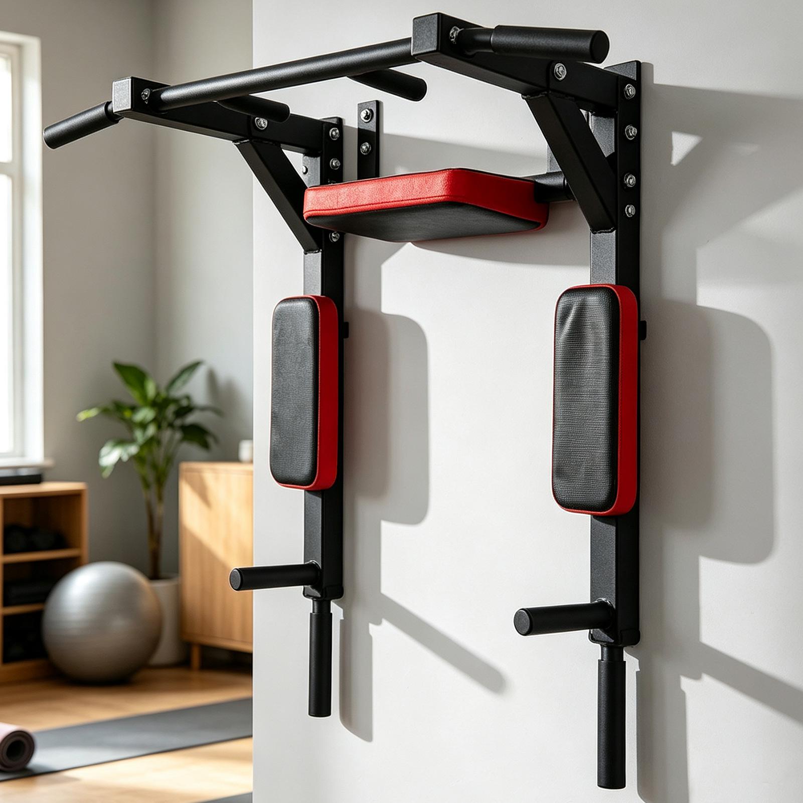 Home Gym Leg - Barra de dominadas montada en la