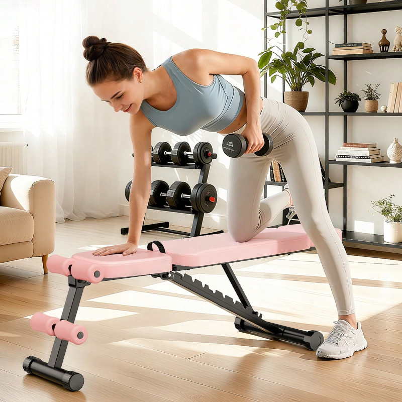 Home Gym Leg - Banco de Pesas Ajustable de 9