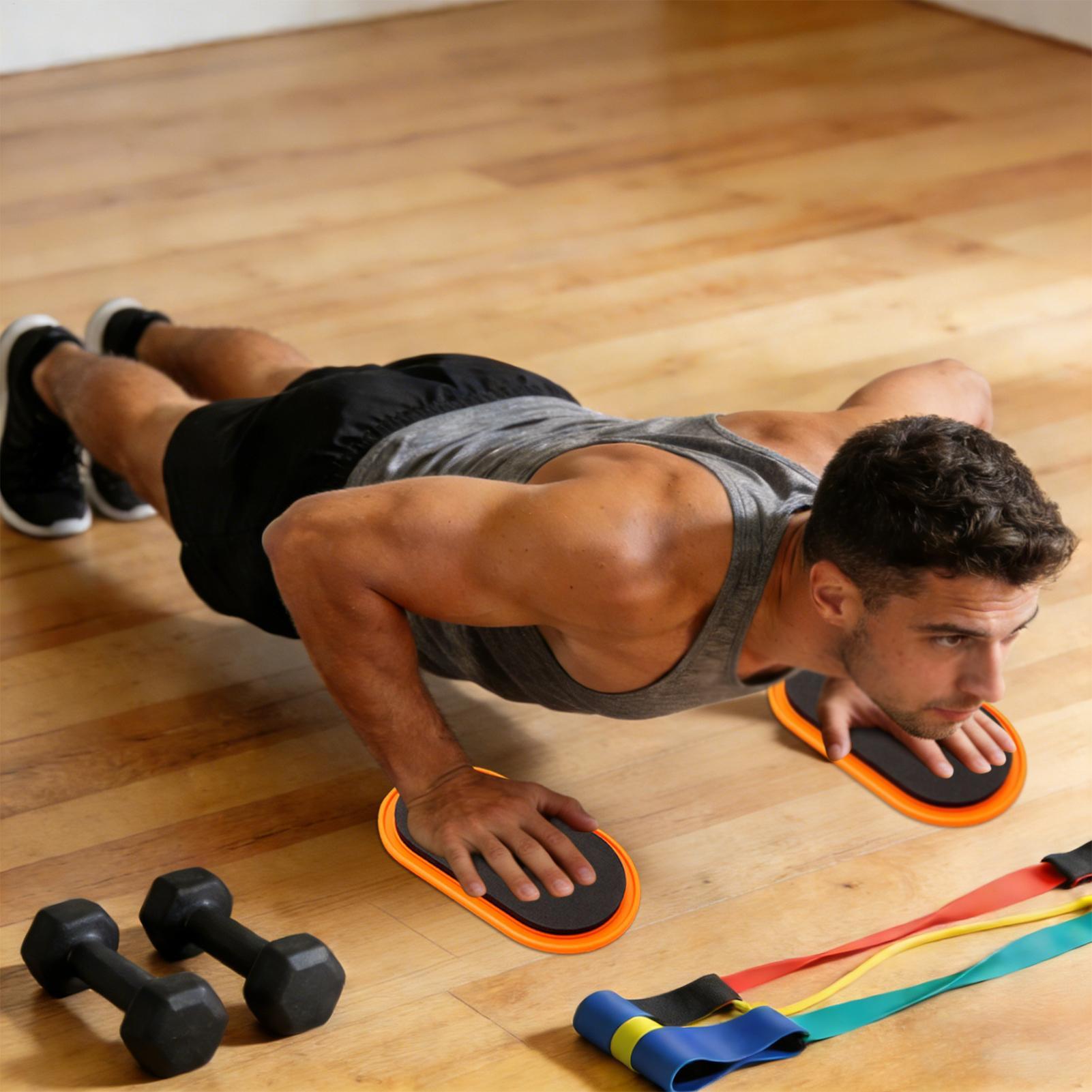 Home Gym Daily Routine - Deslizadores de Ejercicio con Forma Ovalada,