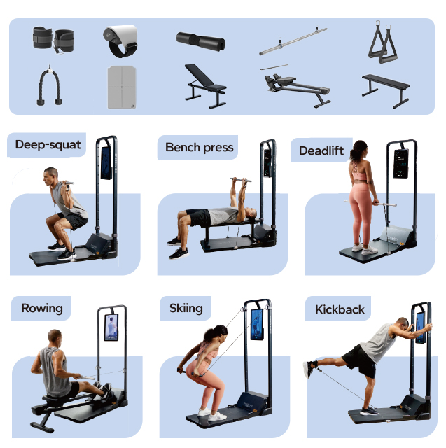 Gimnasio Inteligente para el H - All In One Gym Home Equipment reseña y precio