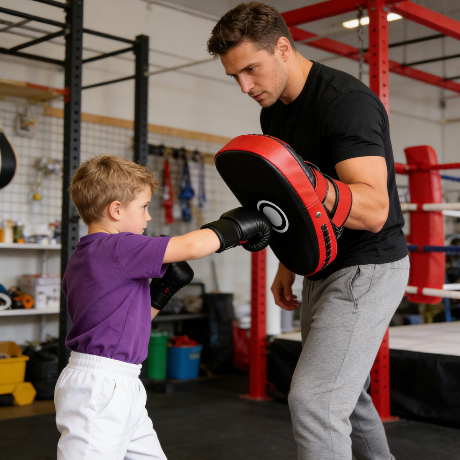 Almohadillas de Boxeo de Cuero - Home Gym Trainer reseña y precio