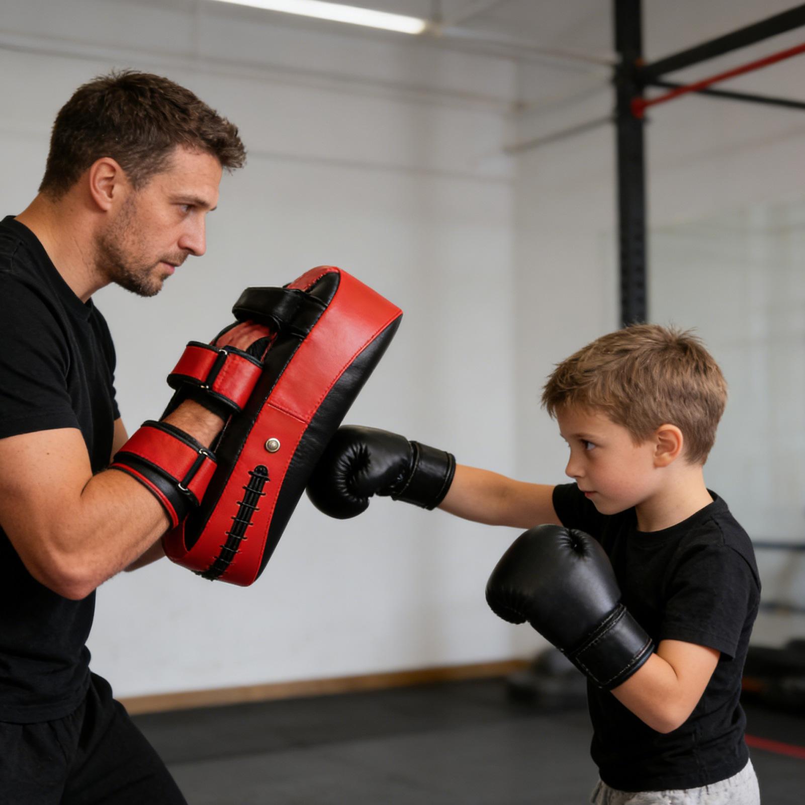 Almohadillas de Boxeo de Cuero - Home Gym Trainer reseña y precio