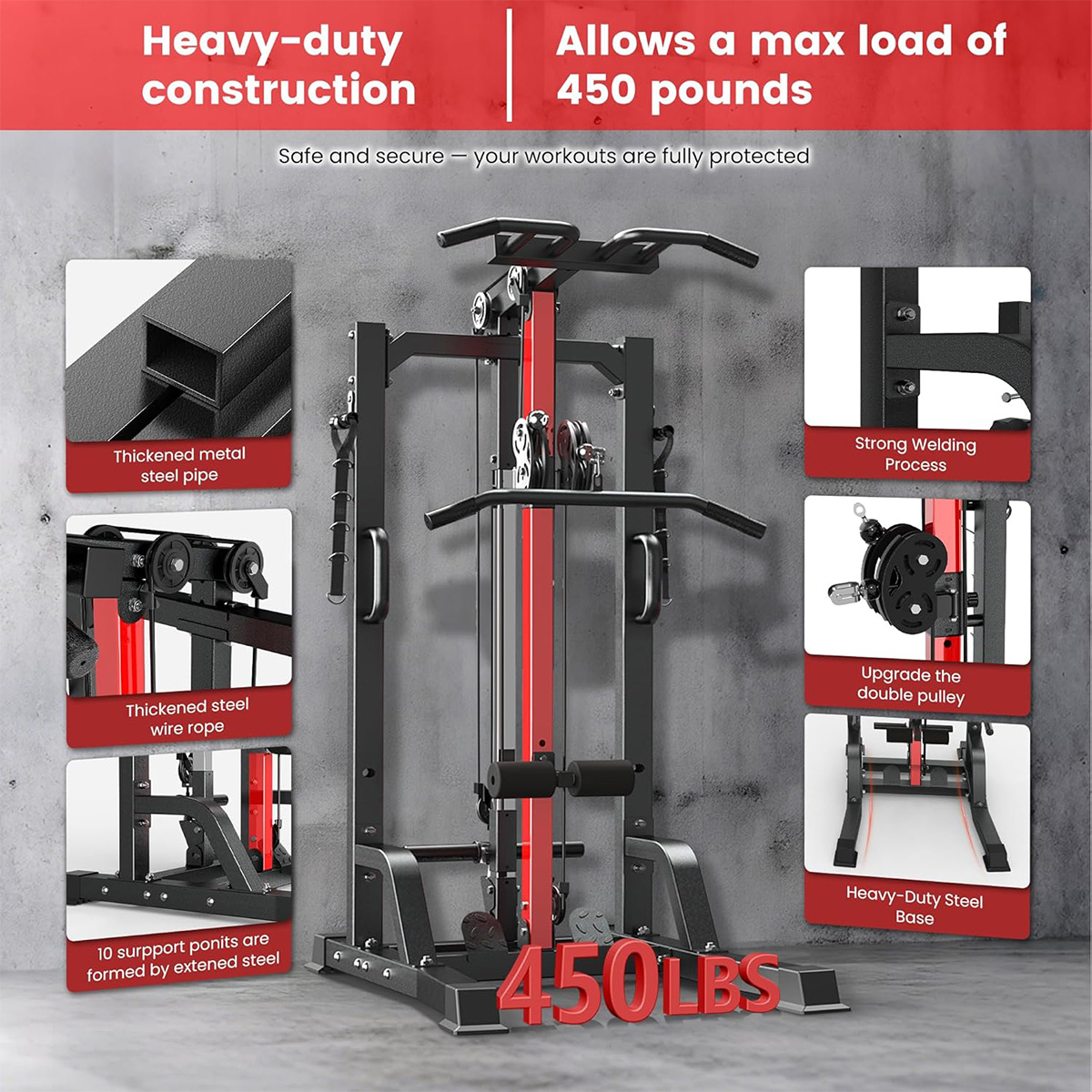 Máquina de Gimnasio Pooboo par - Home Gym Leg reseña y precio