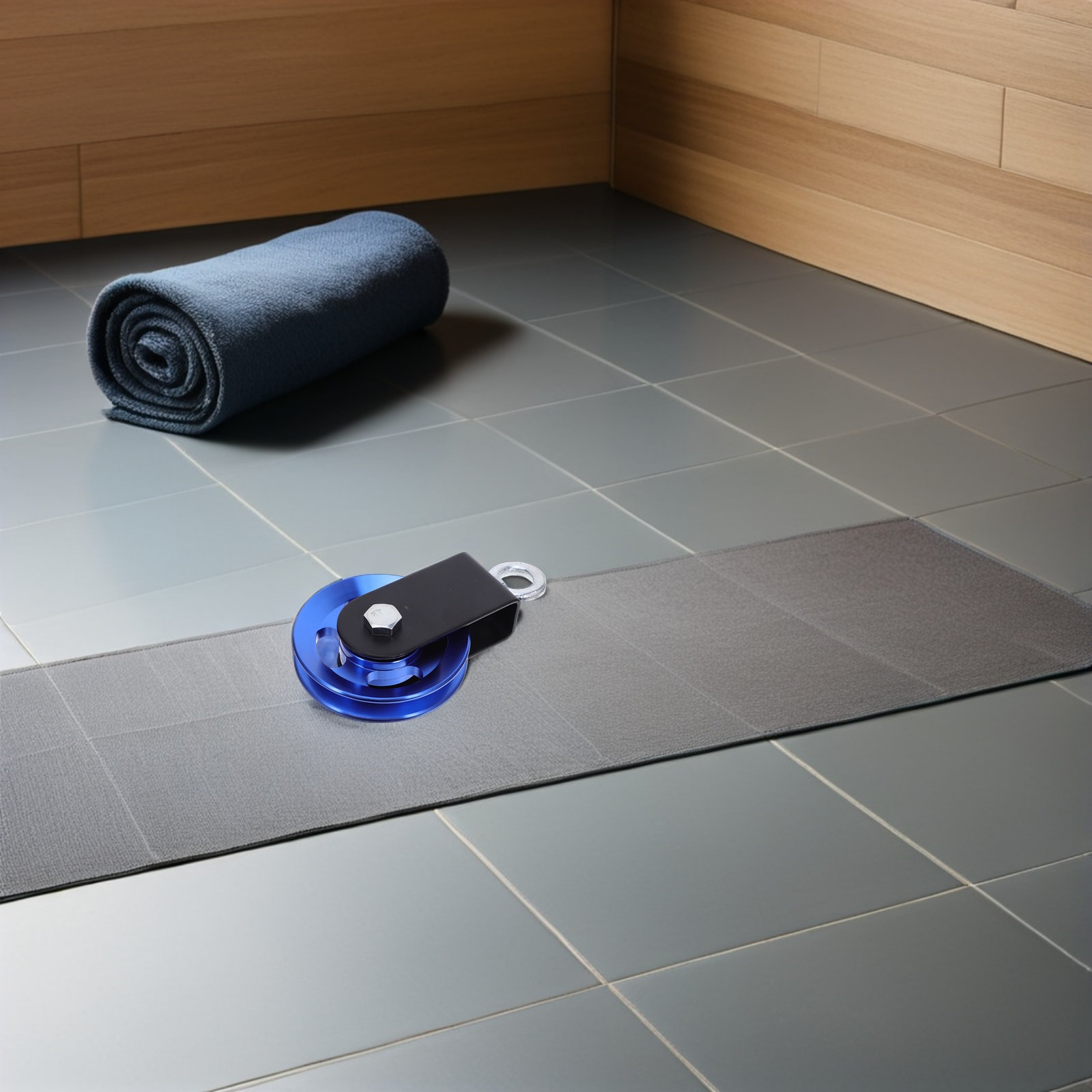 Polea de Aluminio Azul con Rod - Home Gym Equipment Diy reseña y precio