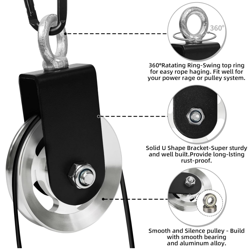1 unidad de polea de cable de  - Home Gym Equipment Diy reseña y precio