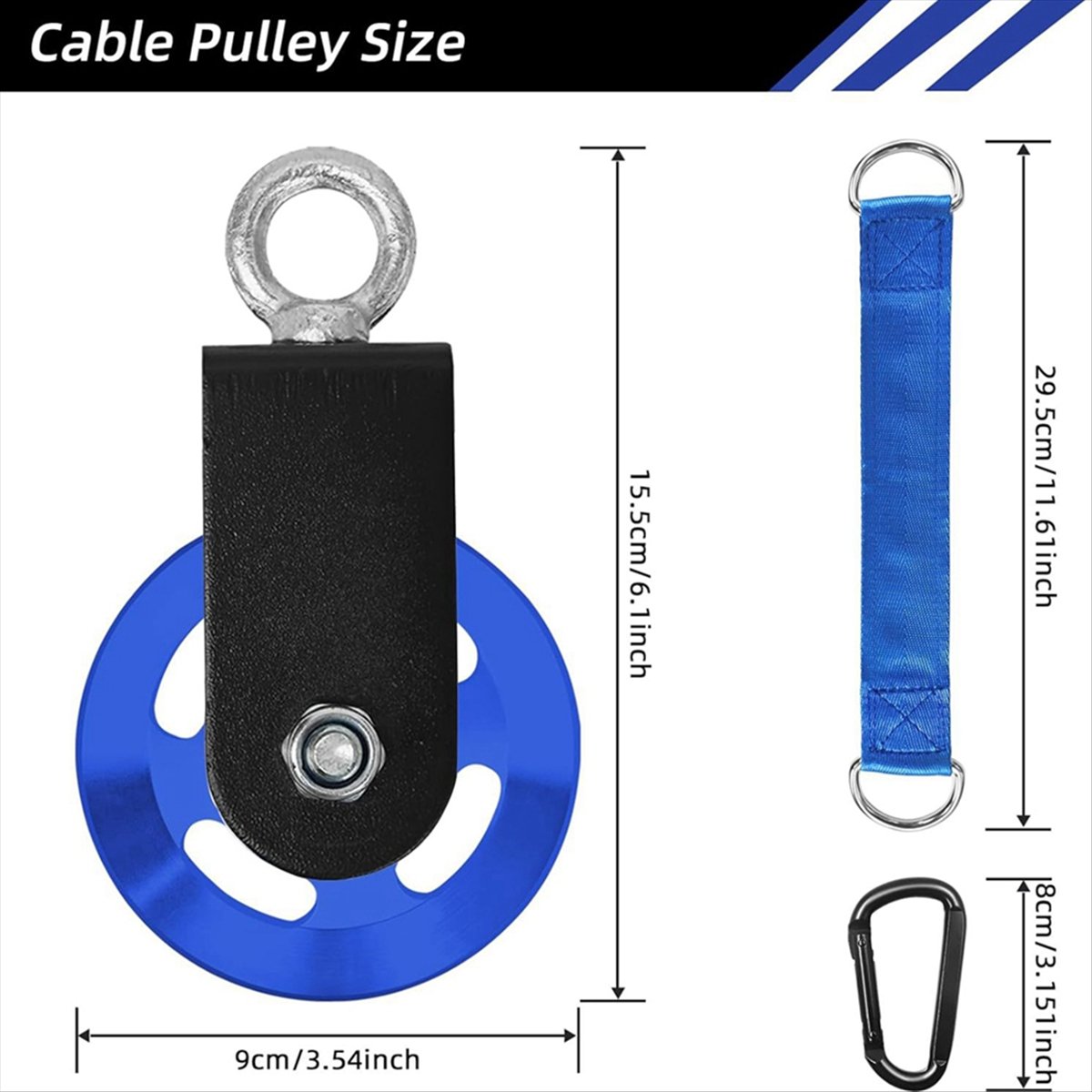 Nuevo cable de polea con corre - Home Gym Equipment Diy reseña y precio