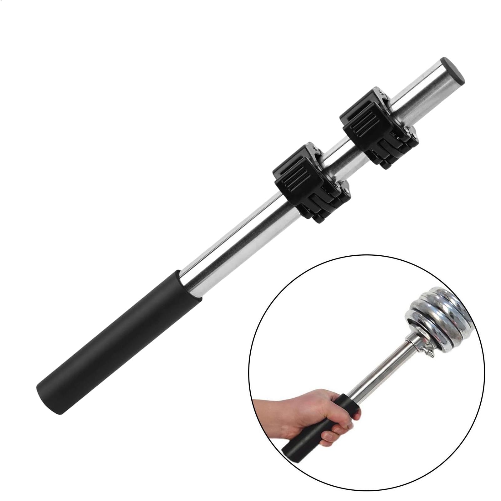Barra con mancuernas, barra de - Home Gym Daily Routine reseña y precio