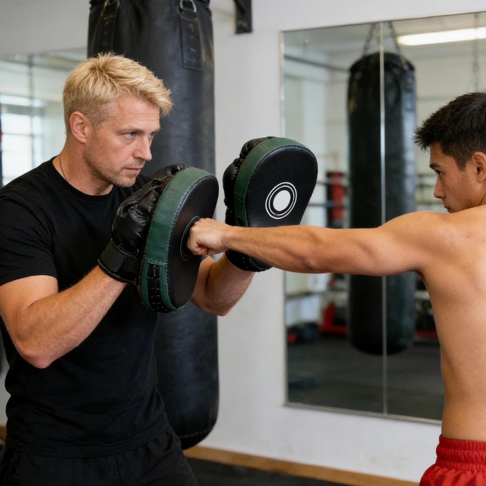Almohadillas de boxeo para muj - Home Gym Daily Routine reseña y precio
