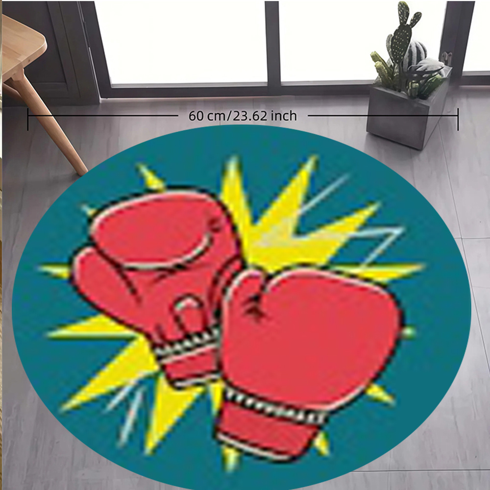 Alfombra Redonda con Diseño de - Home Zone Gym reseña y precio