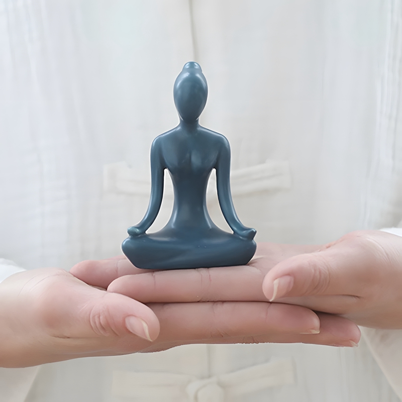 Figuras de Yoga abstractas, ad - Home Gym Zen reseña y precio