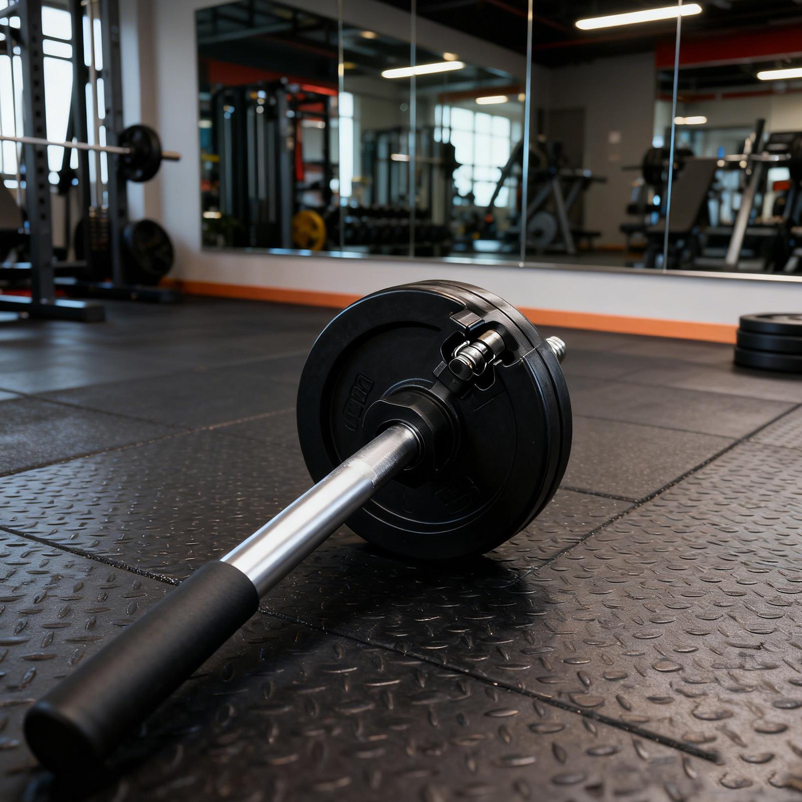 Manijas con mancuernas, barra  - Home Gym Daily Routine reseña y precio