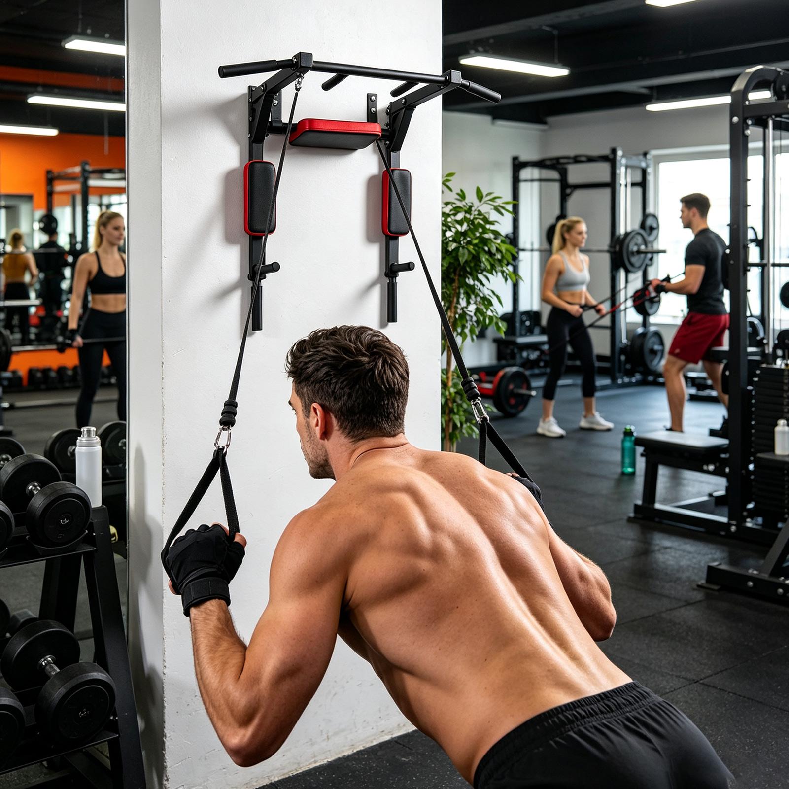 Barra de dominadas montada en  - Home Gym Leg reseña y precio